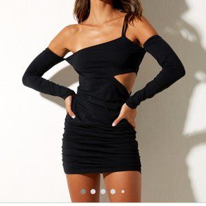 Motel Rocks  Black BodyCon Mini Dress
